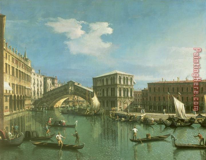 Canaletto The Rialto Bridge